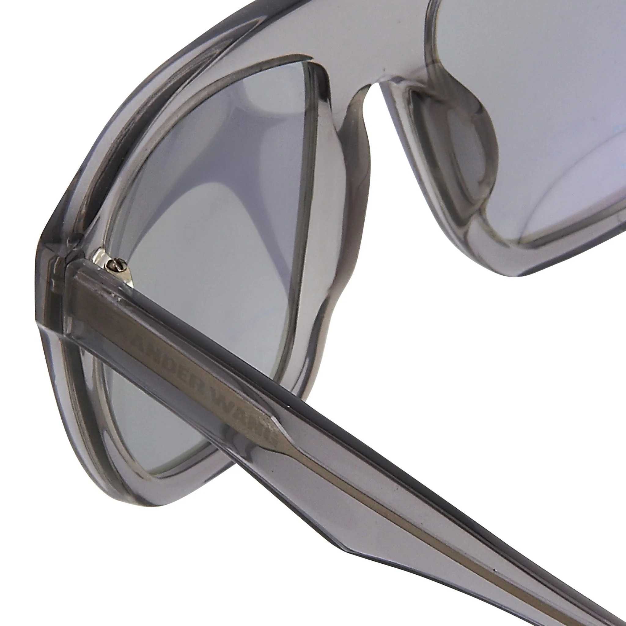 Alexander Wang Sunglasses Slanted Dark Grey and Blue - Image 4