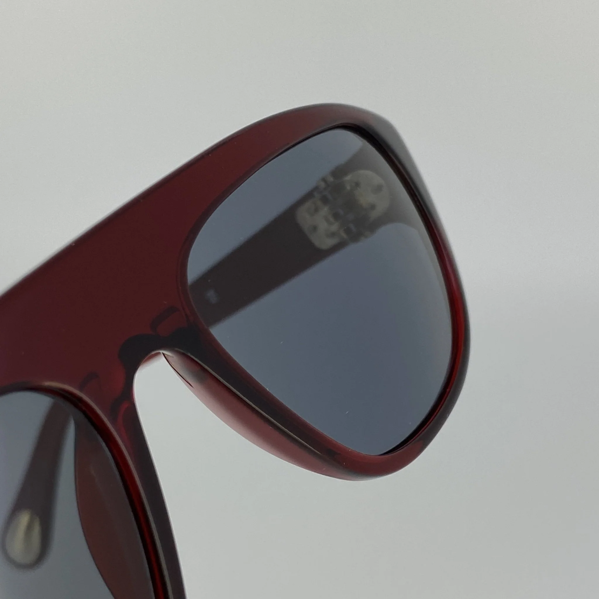 Ann Demeulemeester Men's Sunglasses Flat Top Red and Blue - Image 12