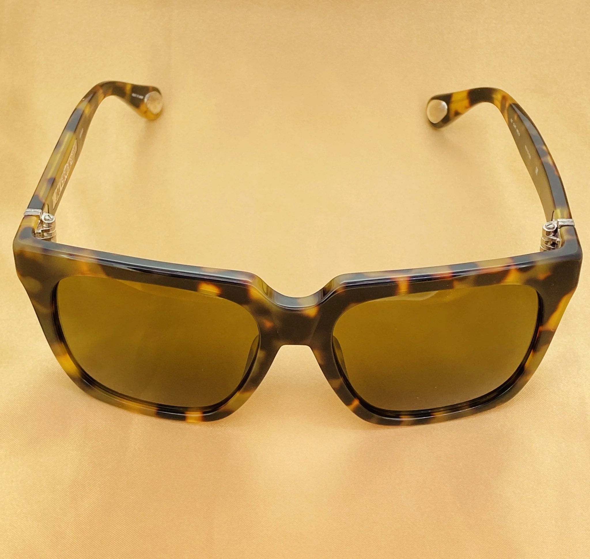 Ann Demeulemeester Sunglasses Oversized Tortoise Shell and Brown - Image 17