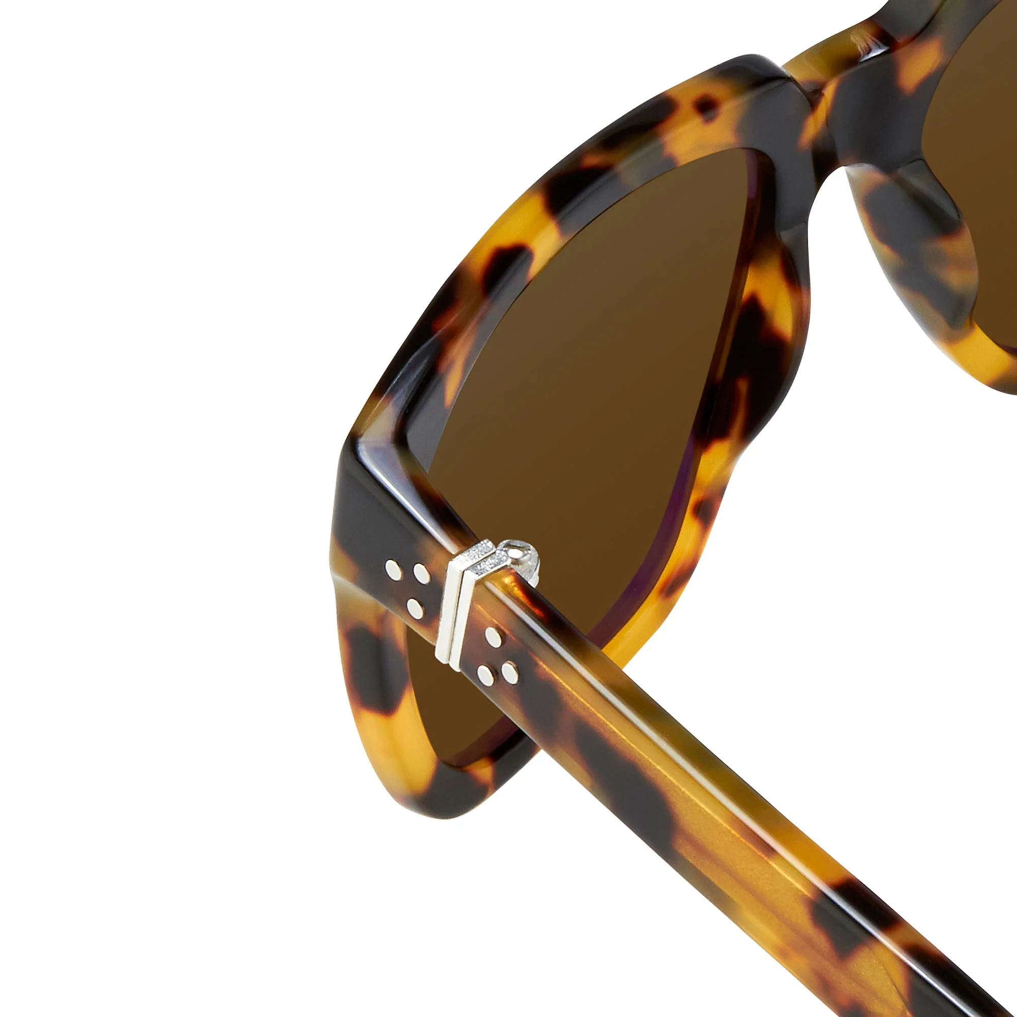 Ann Demeulemeester Sunglasses Oversized Tortoise Shell and Brown - Image 3