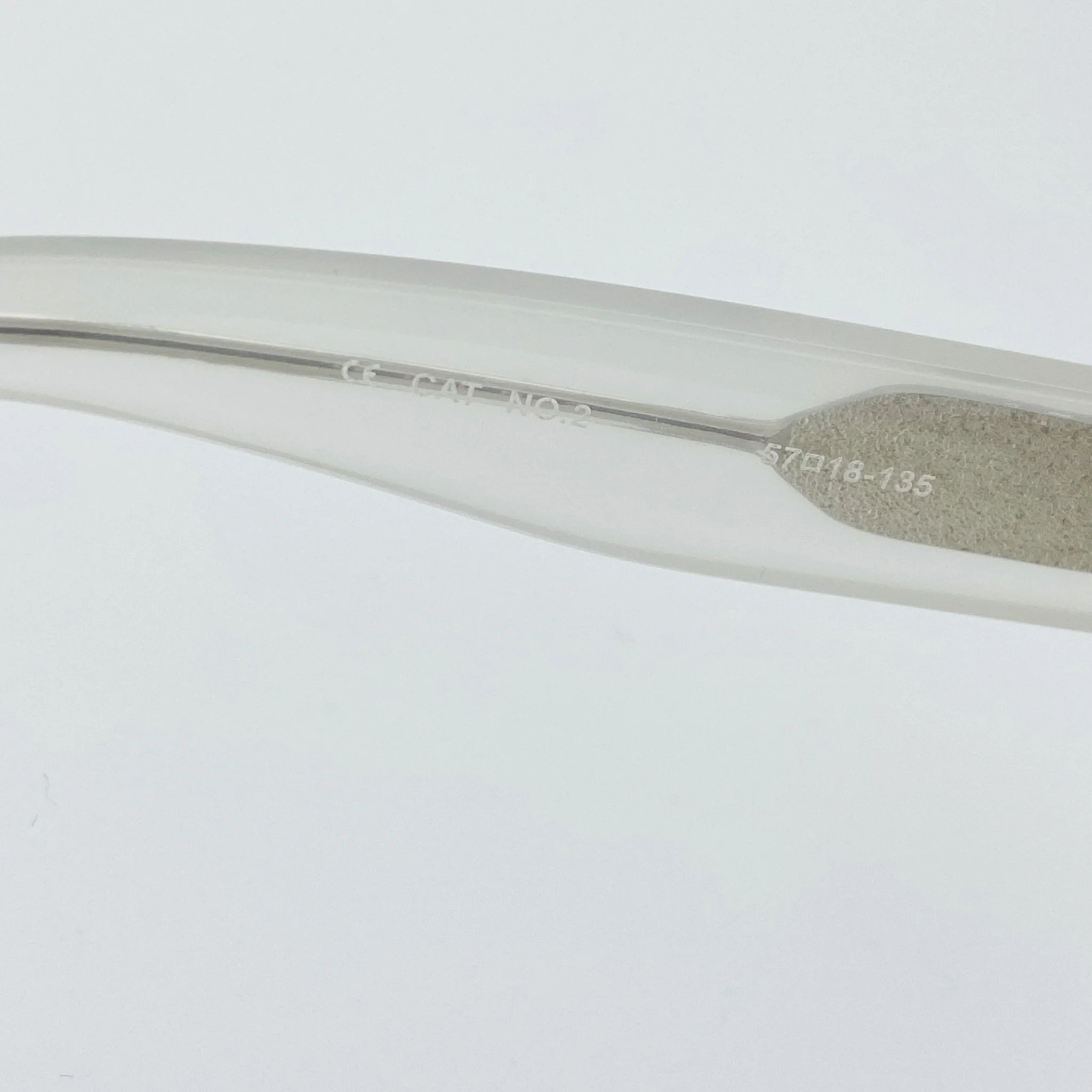 Ann Demeulemeester Sunglasses Oversized White and Solid Grey - Image 18