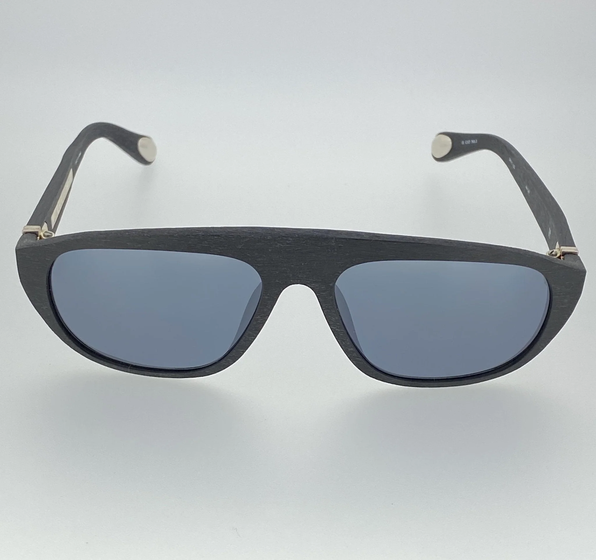 Ann Demeulemeester Men's Sunglasses Flat Top Black and Grey Mirror - Image 17