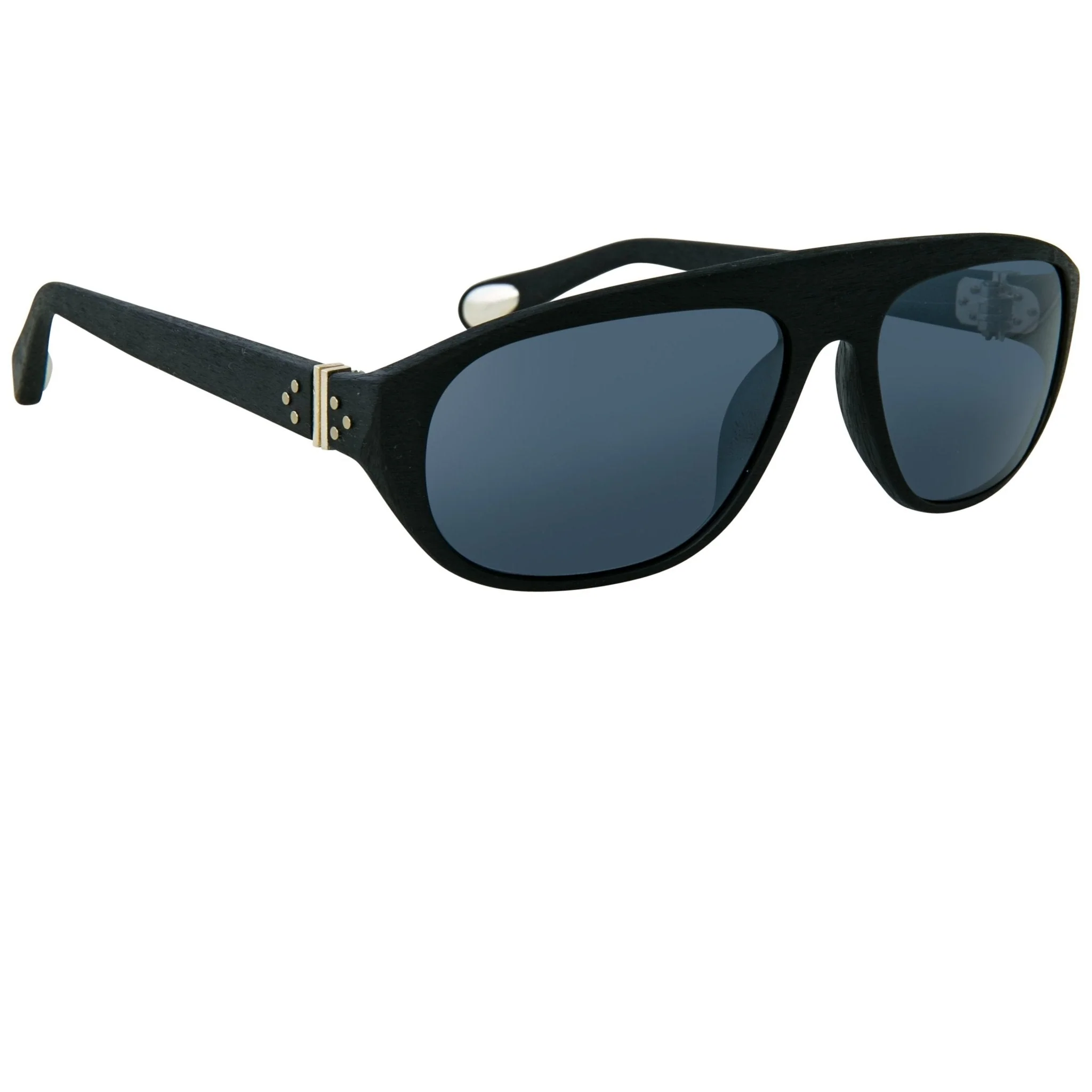 Ann Demeulemeester Men's Sunglasses Flat Top Black and Grey Mirror - Image 3