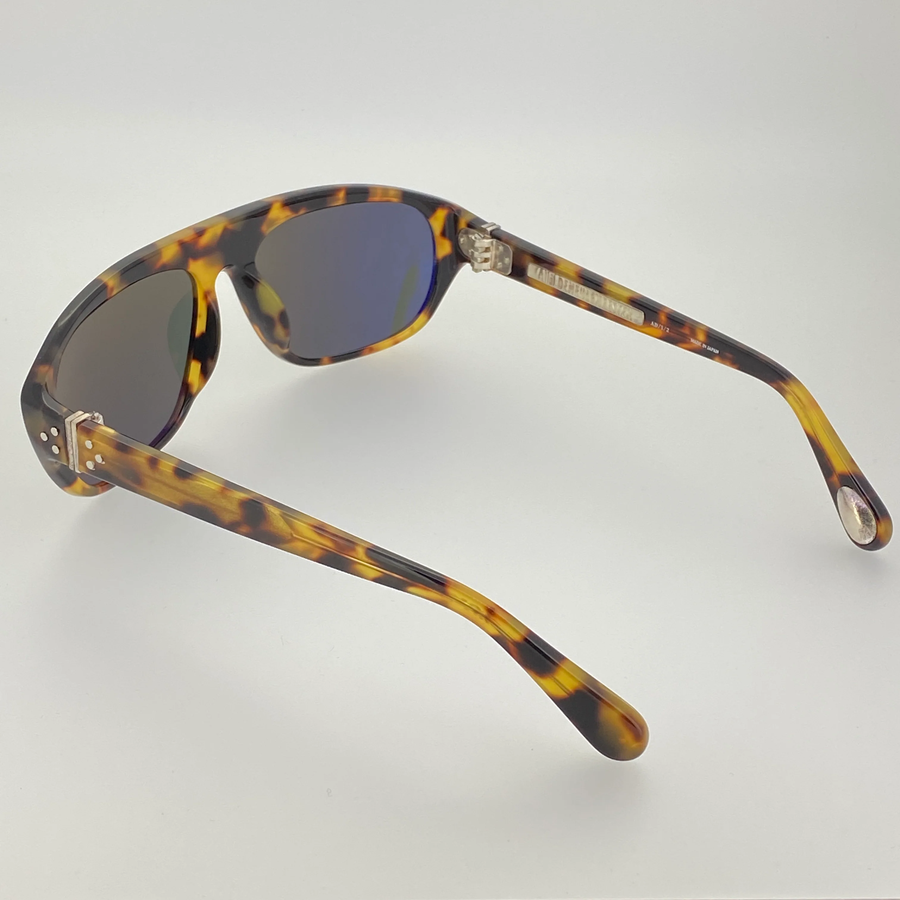 Ann Demeulemeester Men's Sunglasses Flat Top Tortoise Shell and Grey - Image 6