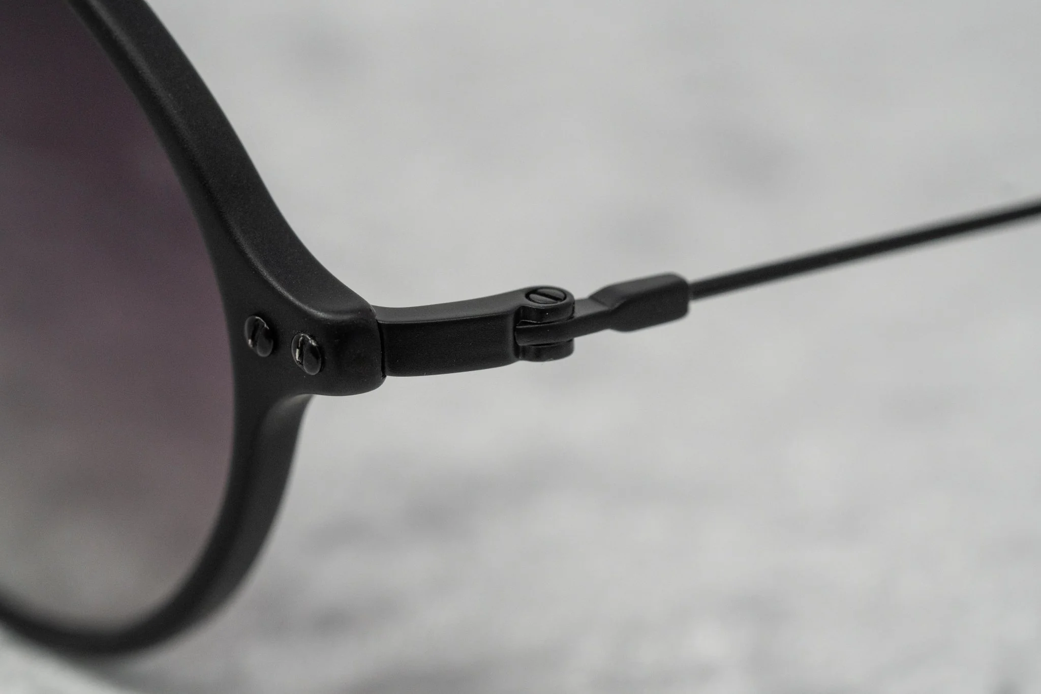 Ann Demeulemeester Unisex Sunglasses Oval Black and Grey - Image 6