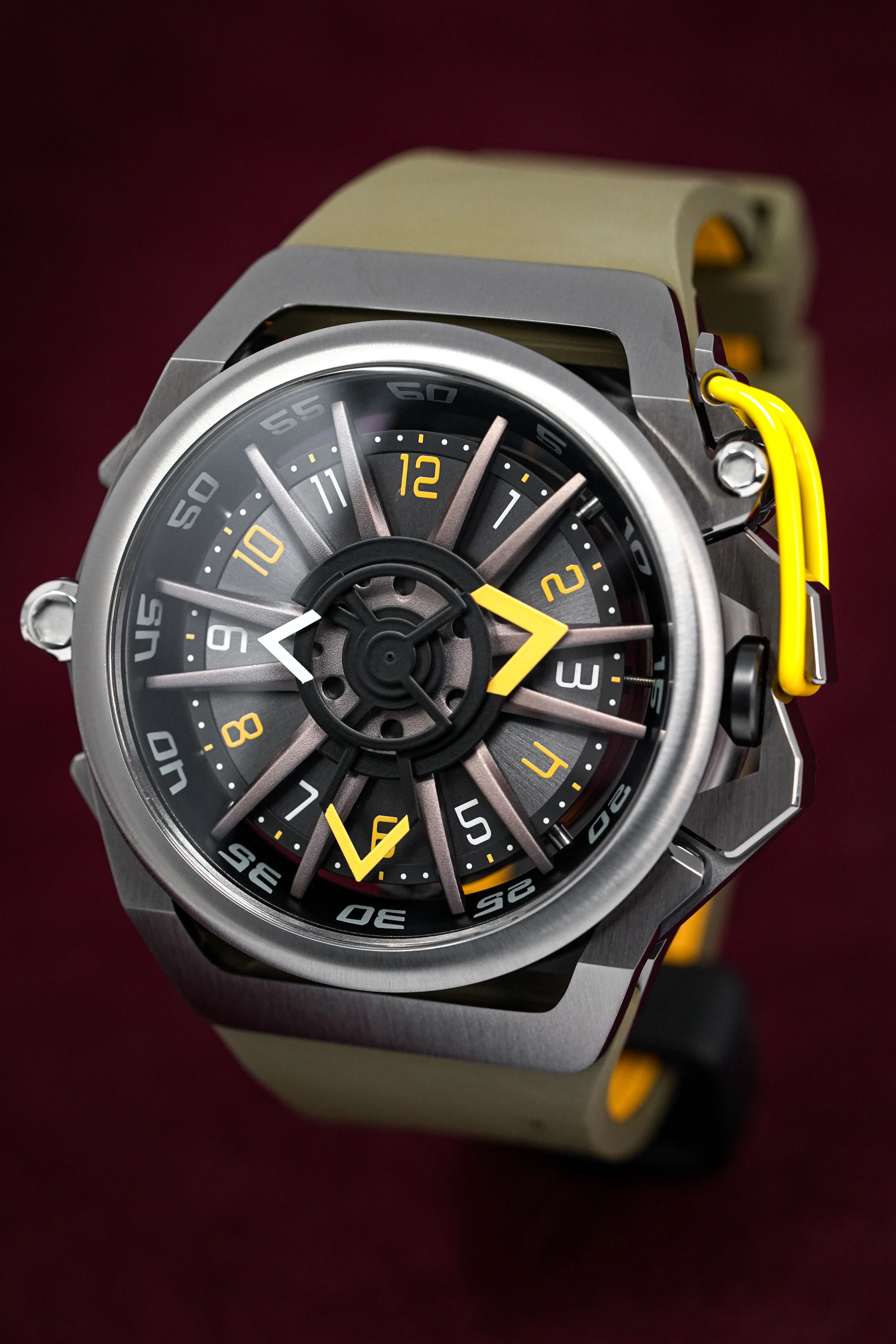 Mazzucato Reversible Watch RIM Khaki - Image 9