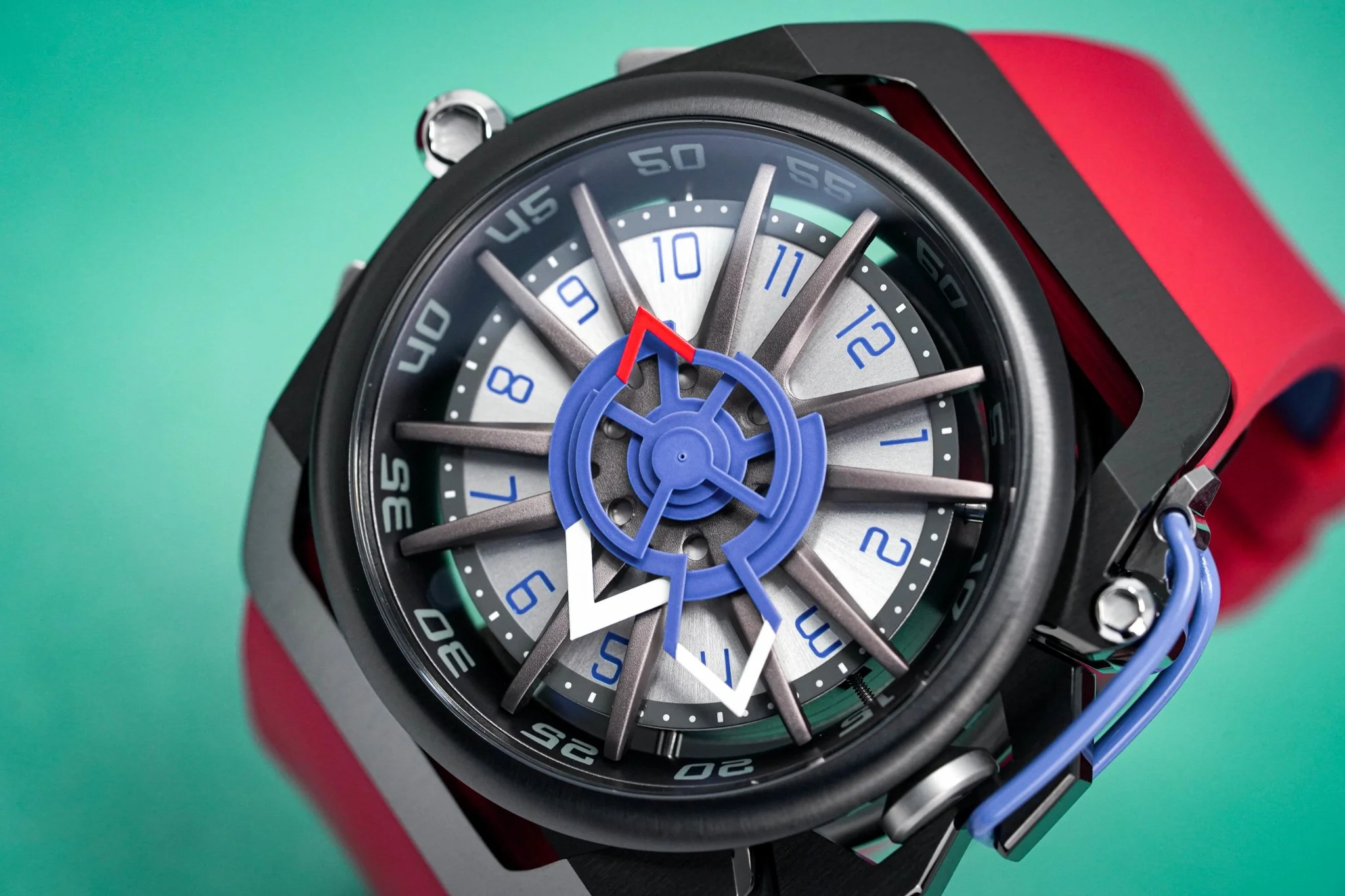 Mazzucato Reversible Watch RIM Red - Image 15