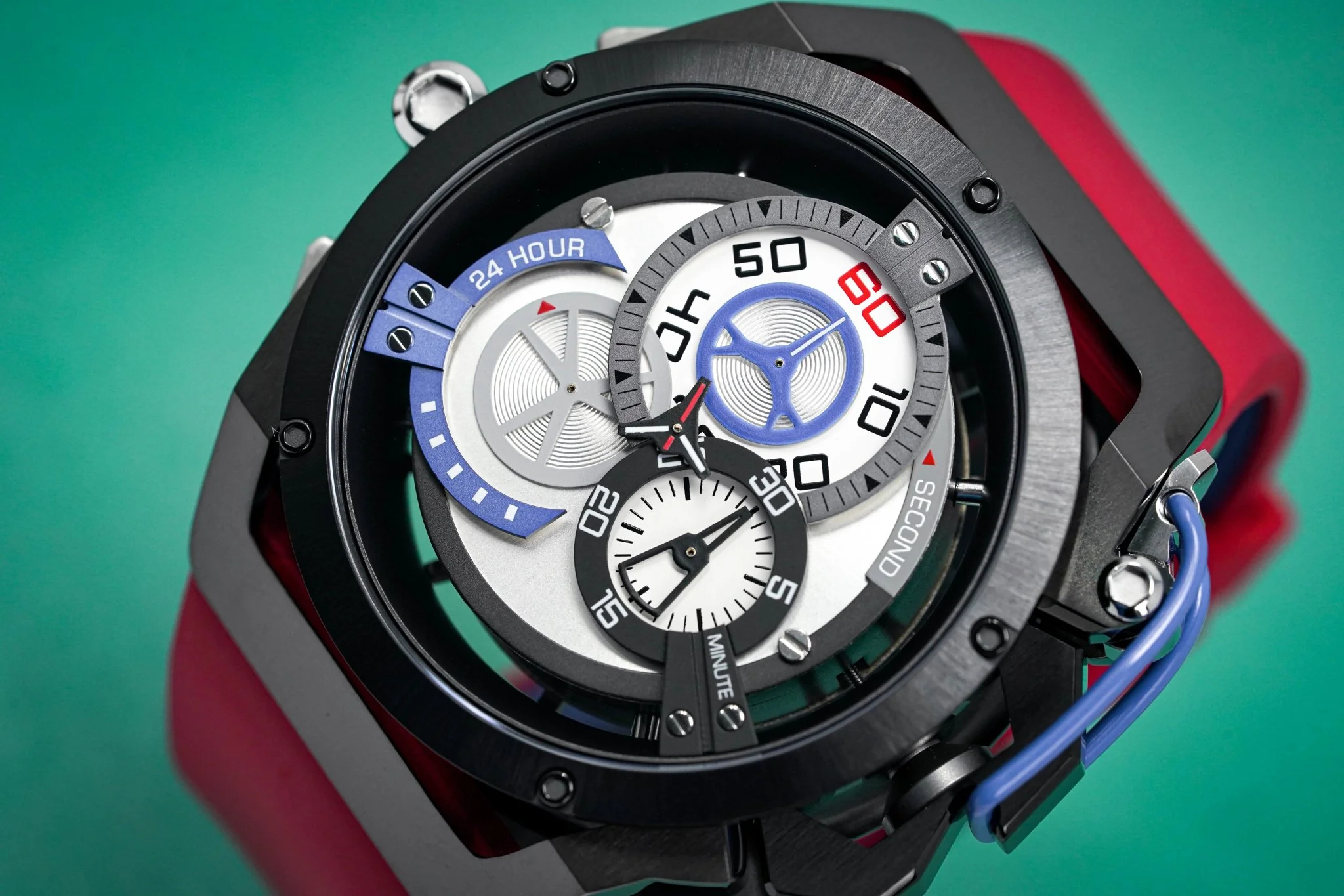 Mazzucato Reversible Watch RIM Red - Image 16